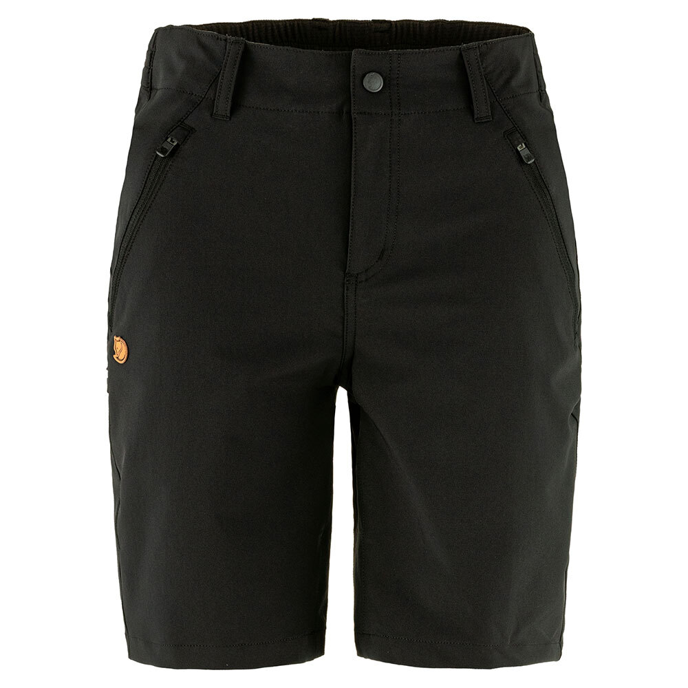 Fjällräven Damen Shorts Abisko Trail Stretch Shorts W black, Gr. 40