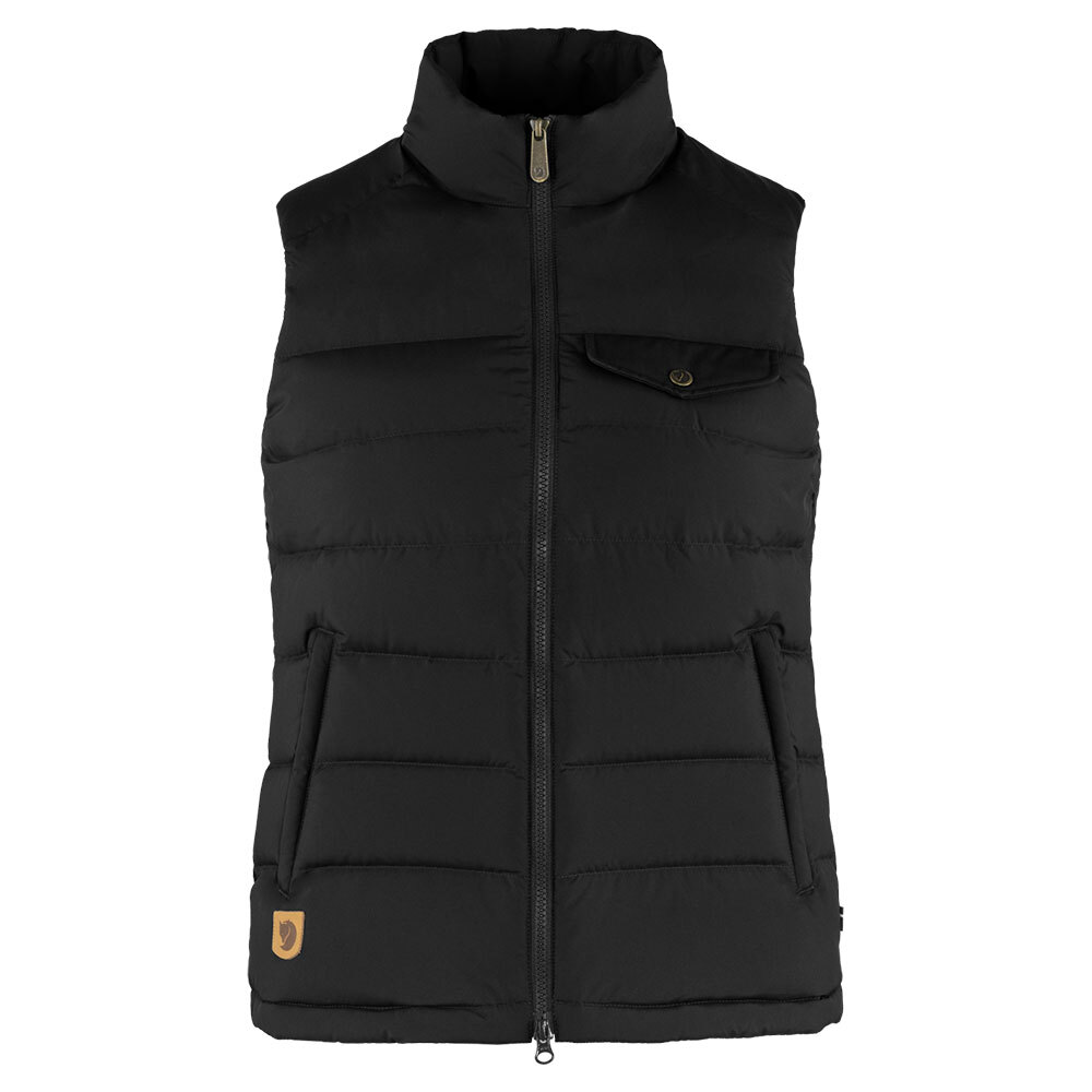 Fjällräven Dames bodywarmer Greenland Down Liner Vest, zwart, Maat: M
