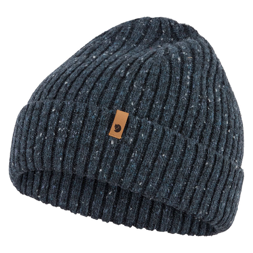 Fjällräven Muts Övik Neps Beanie, blauw, Unisex