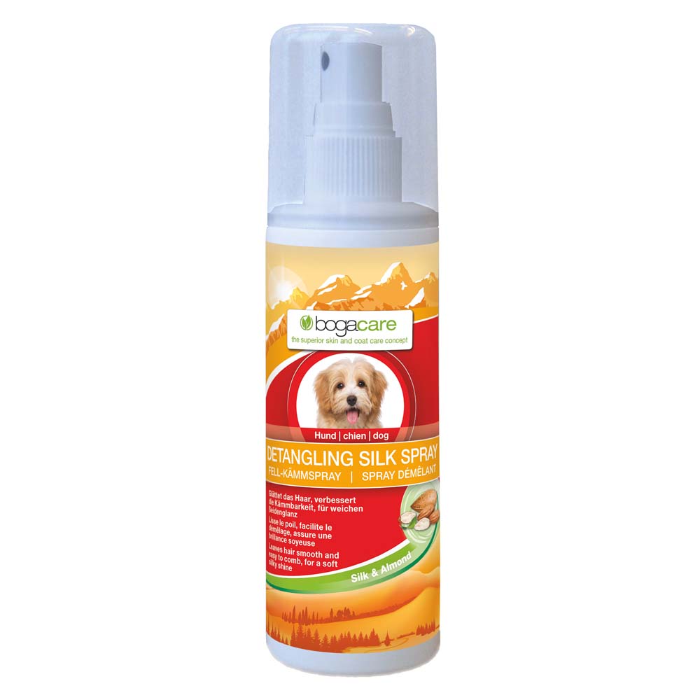 Bogar bogacare® Detangling Silk Spray - Anti-Klit Spray voor Honden - Ideaal voor honden met lange of krullende vacht - Inhoud 150 ml