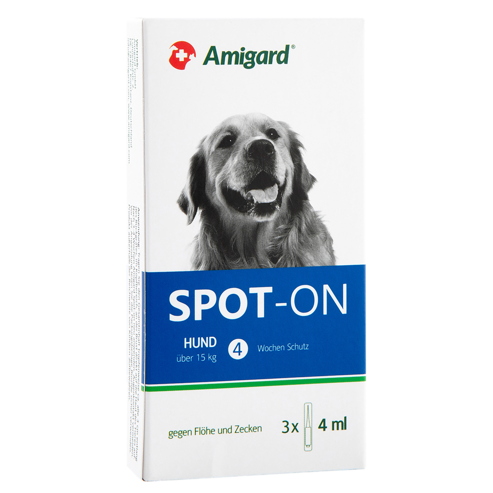Amigard Spot-On Anti-Parasit Hund, 3 x 4 ml