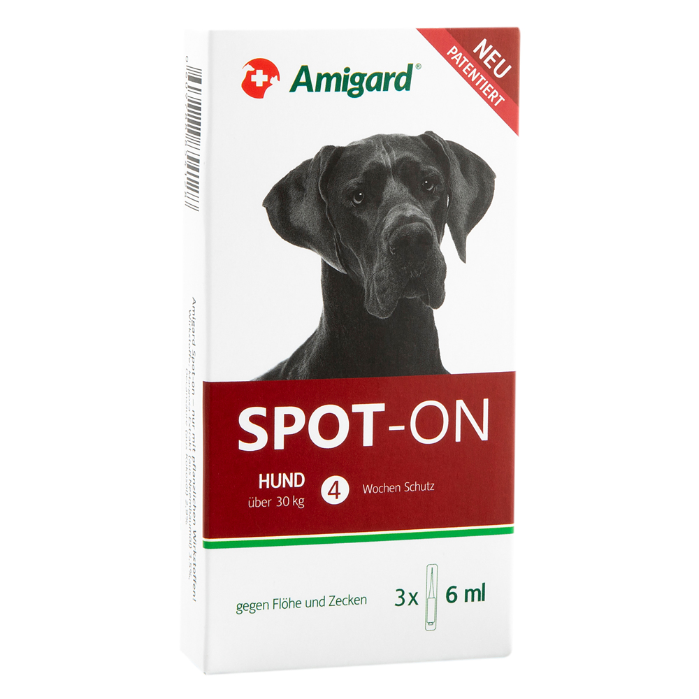 Amigard Spot-On Anti-Parasit Hund, 3 x 6 ml
