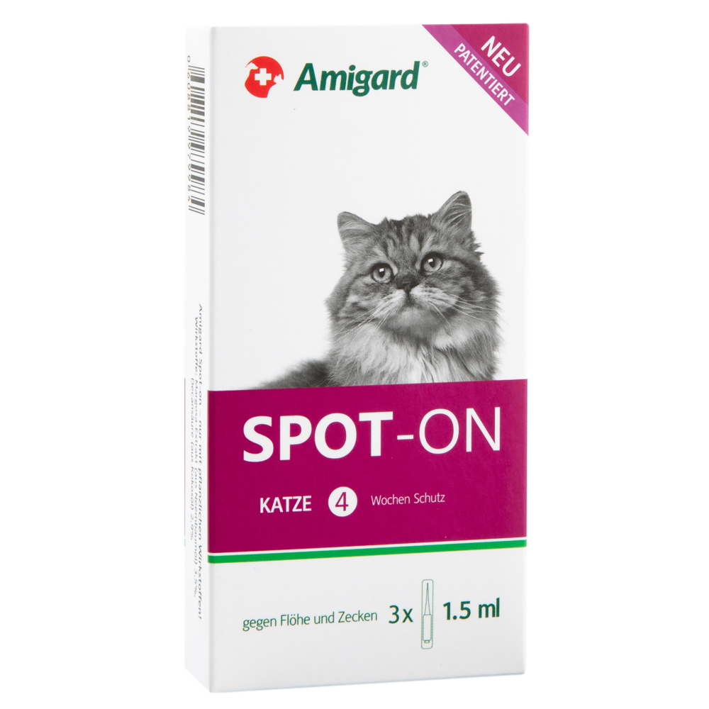 Amigard Spot-On Anti-Parasit Katze, 3 x 1,5 ml