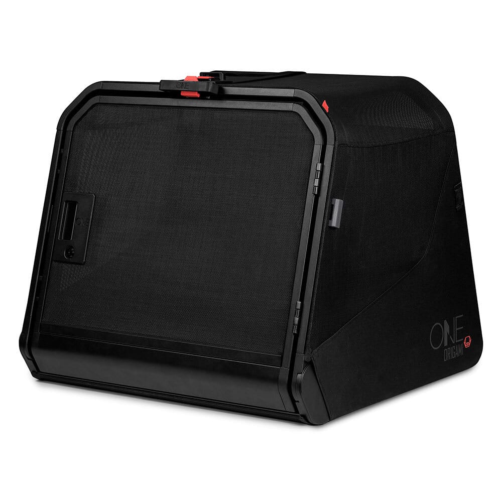 1one1 Hunde-Transportbox Origami schwarz, Gr. M, Maße: ca. 65,8 x 74,0 x 71,4 cm (HxBxT)