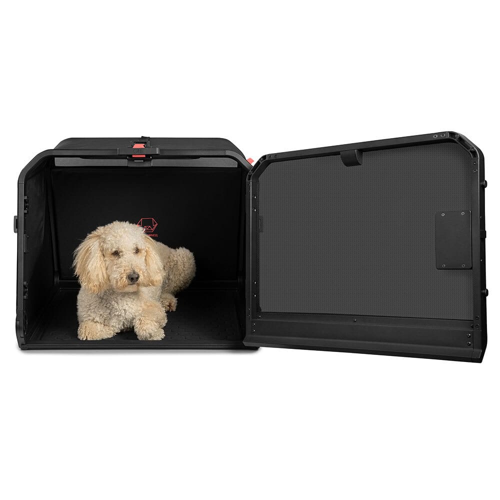 1one1 Hunde-Transportbox Origami schwarz, Gr. L, Maße: ca. 65,8 x 81,2 x 84,3 cm (HxBxT)