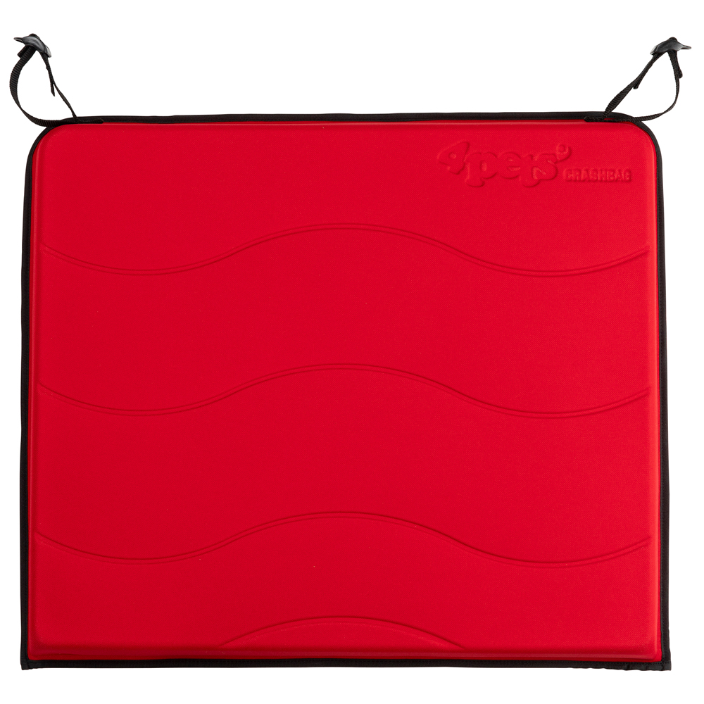 4pets Transportbox Schuimstof-bekleding Crash Bag, rood, Maat: 1