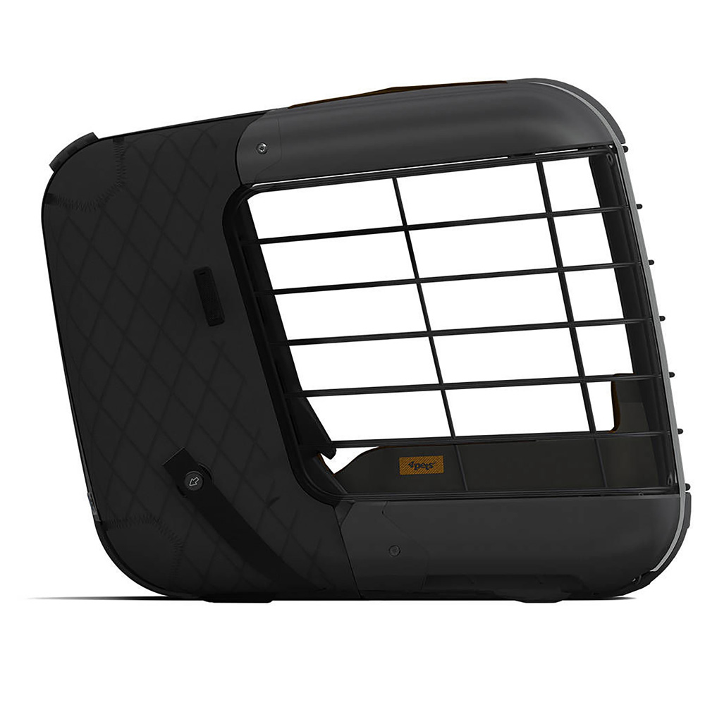 4pets Hunde-Transportbox Caree schwarz, Maße: ca. 50 x 46,5 x 46,5 cm