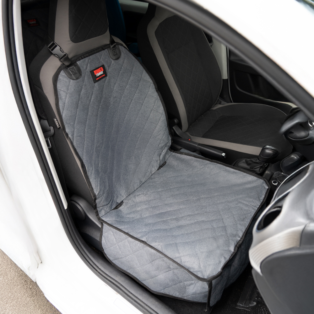 KONG Autostoelhoes Single Seat Cover, zwart