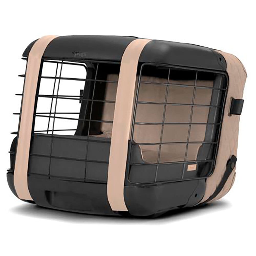 4pets Hunde-Transportbox Caree shifting sand, Maße: ca. 50 x 46,5 x 46,5 cm