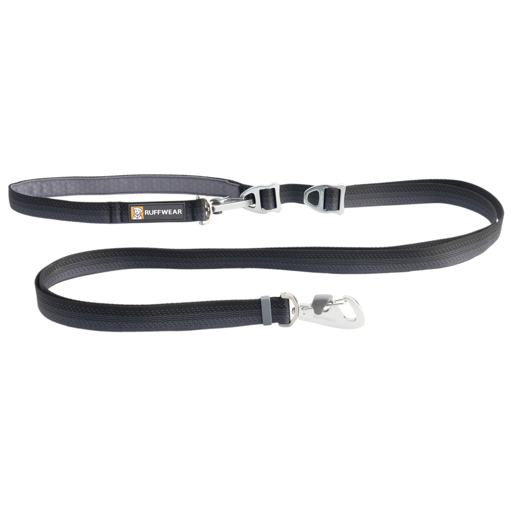 Ruffwear Führleine Switchbak Leash basalt gray, Breite: ca. 2 cm, Länge: ca. 79 - 210 cm