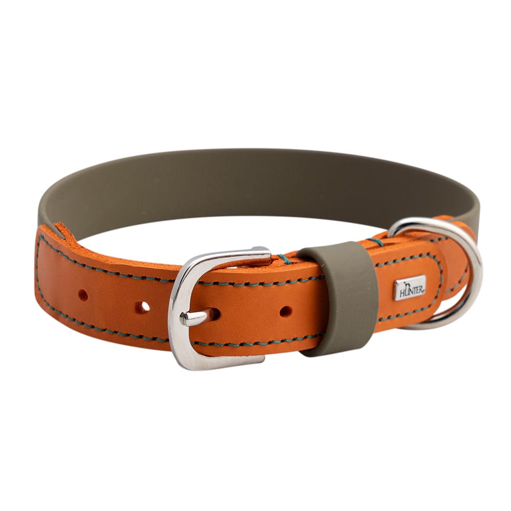 HUNTER Hondenhalsband Wolmar, groen, Maat: 45