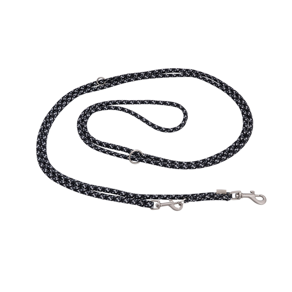 WOLTERS Extra-lange hondenlijn Everest, zwart/grafiet, Maat: 300 cm x 9 mm