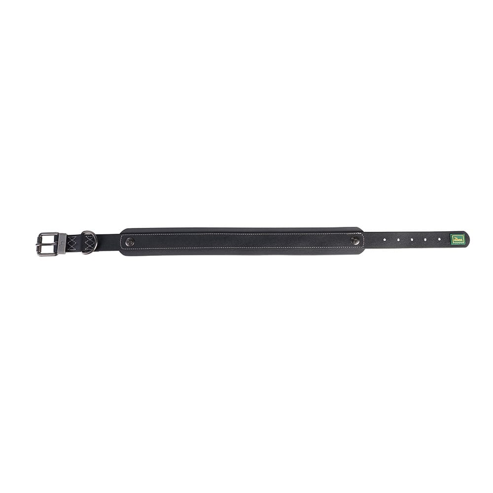 HUNTER Hunde-Halsband Havanna schwarz, Gr. 50, Breite: ca. 3,5 cm, Länge: ca. 37 - 45 cm