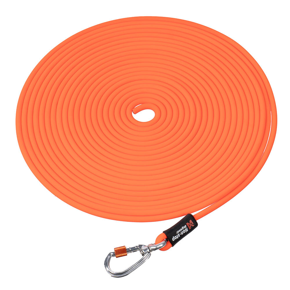 Non-stop dogwear Hunde-Langleine Protector Round Long orange, Länge: ca. 15 m