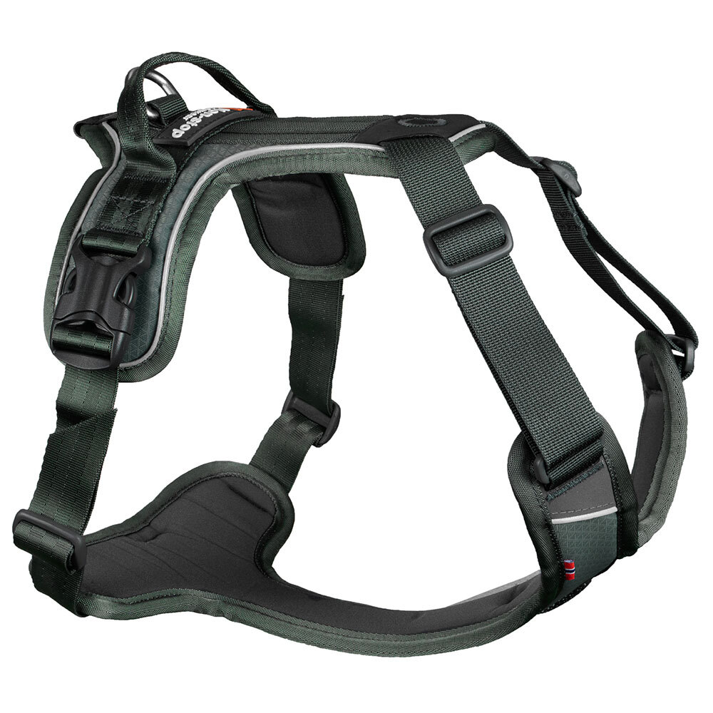 Non-stop dogwear Hundegeschirr Ramble Harness green, Gr. S, Brustumfang: ca. 45 – 64 cm, Halsumfang: ca. 36 – 48 cm
