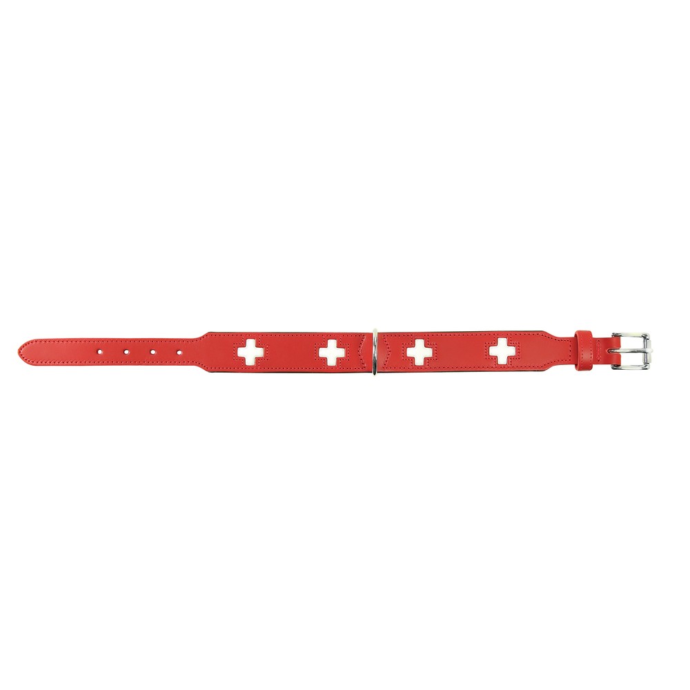 HUNTER Halsband Swiss, rood, Maat: 2
