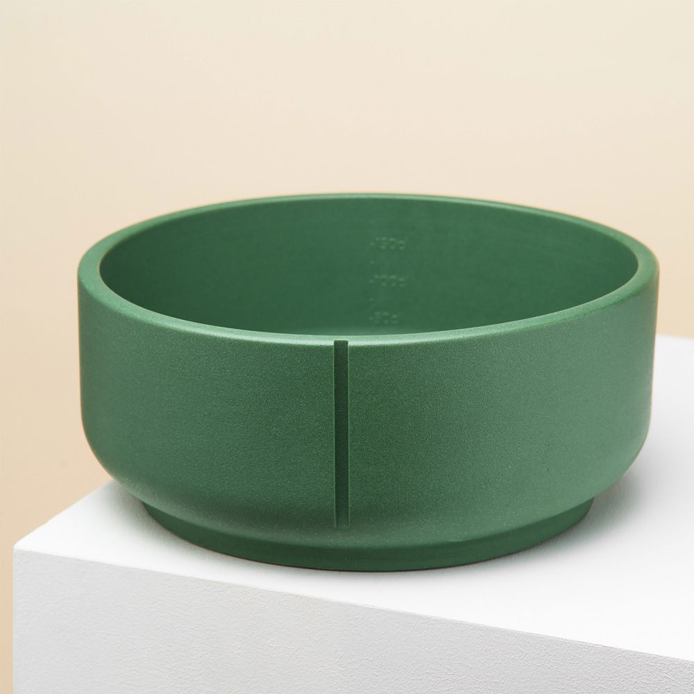 pino Hondenvoerbak Classic Bowl, duck green solid, Maat: L