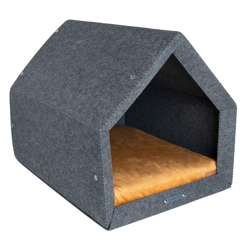 Rexproduct Hundehäuschen Pethome yellow, Gr. L, Maße: ca. 62 x 80 x 63 cm