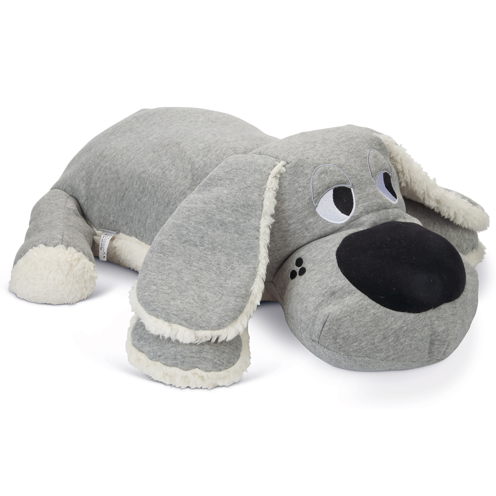 Honden knuffel XL Hond, grijs