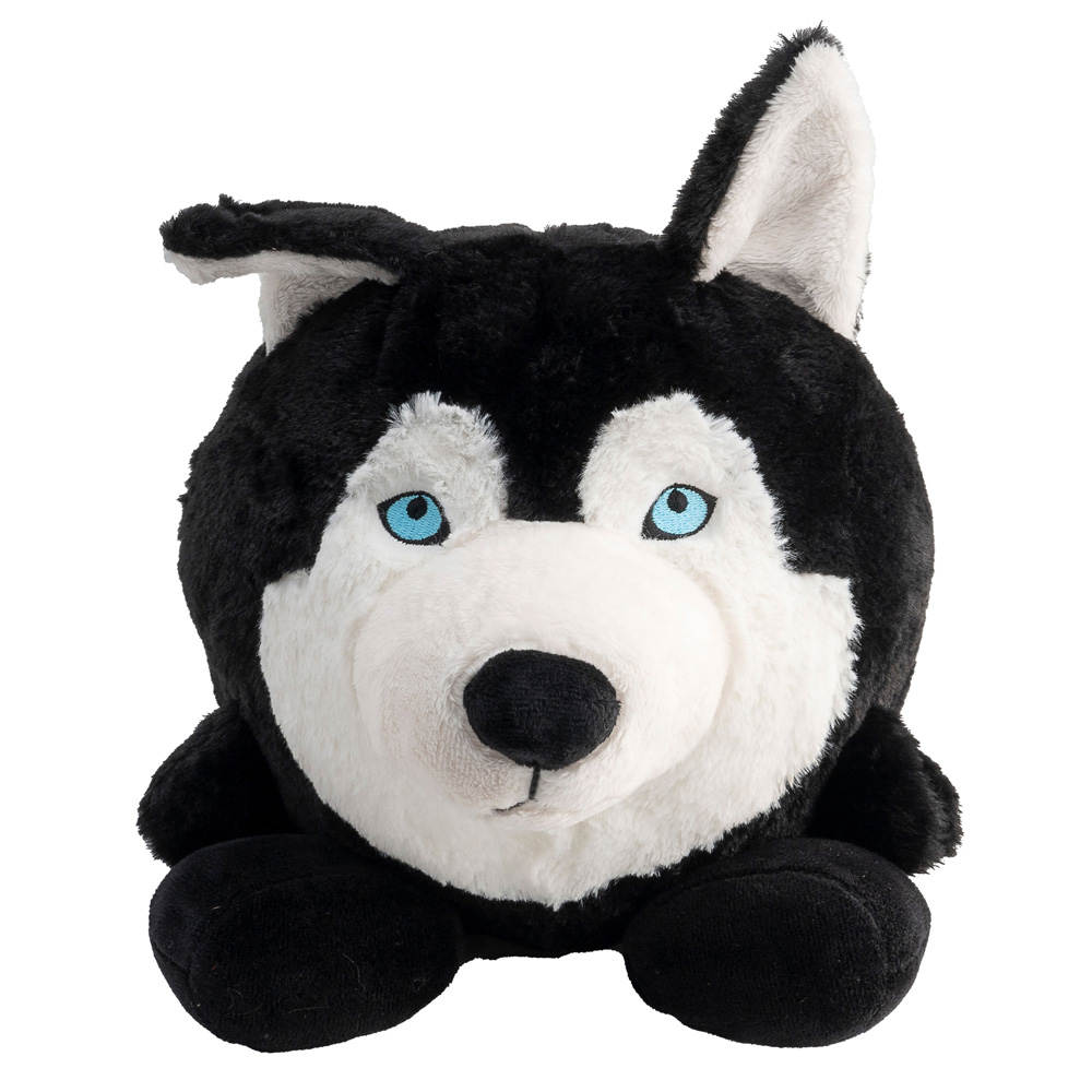 WOLTERS Hunde-Plüschspielzeug Henry Husky schwarz-weiß, Gr. 15 cm, Durchmesser: ca. 15 cm
