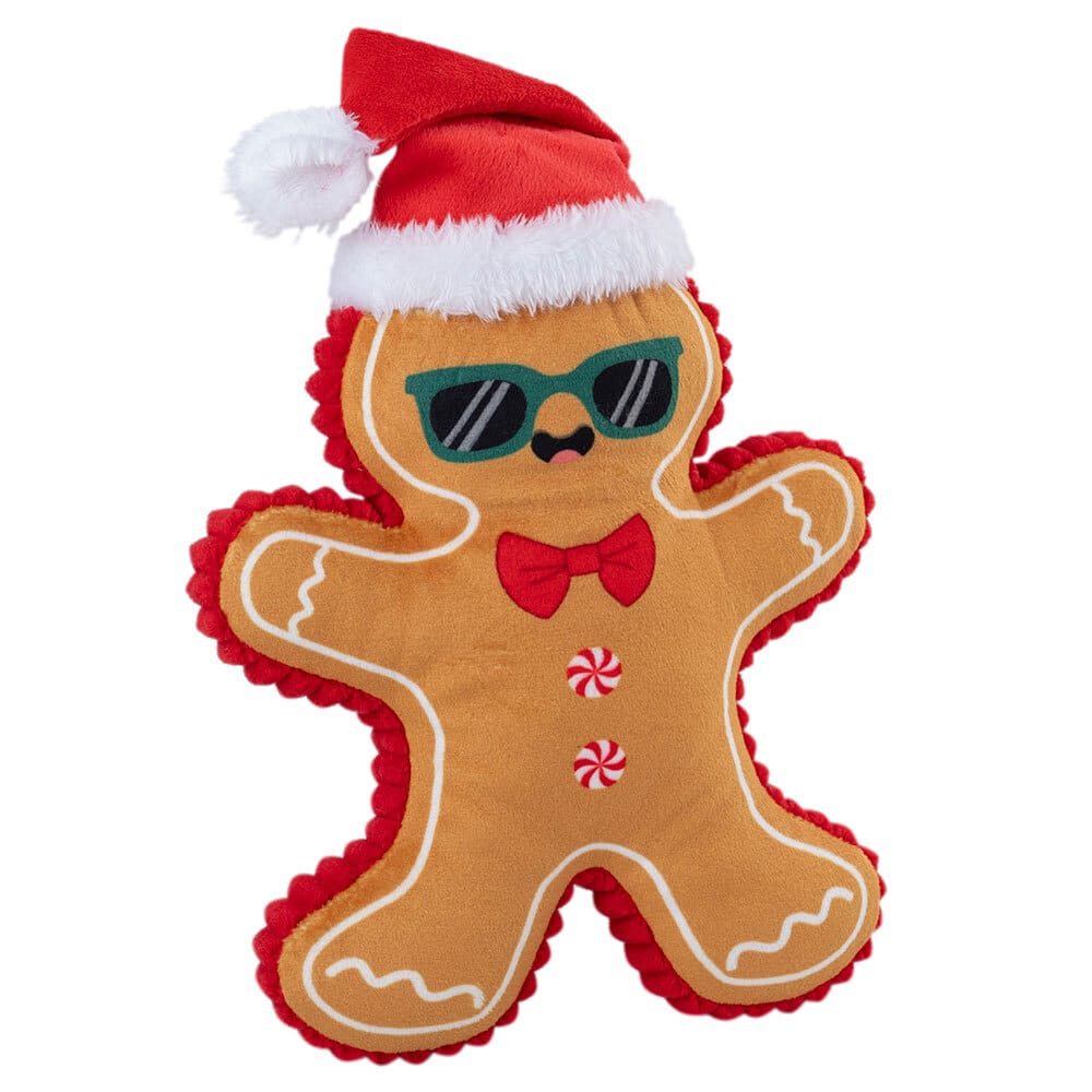 Honden-pluchespeelgoed Gingerbread Man, bruin