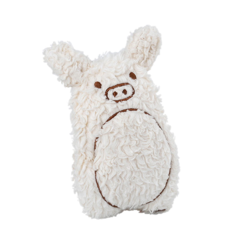 Cloud7 Honden-knuffel Varkentje Harry, canvas zand