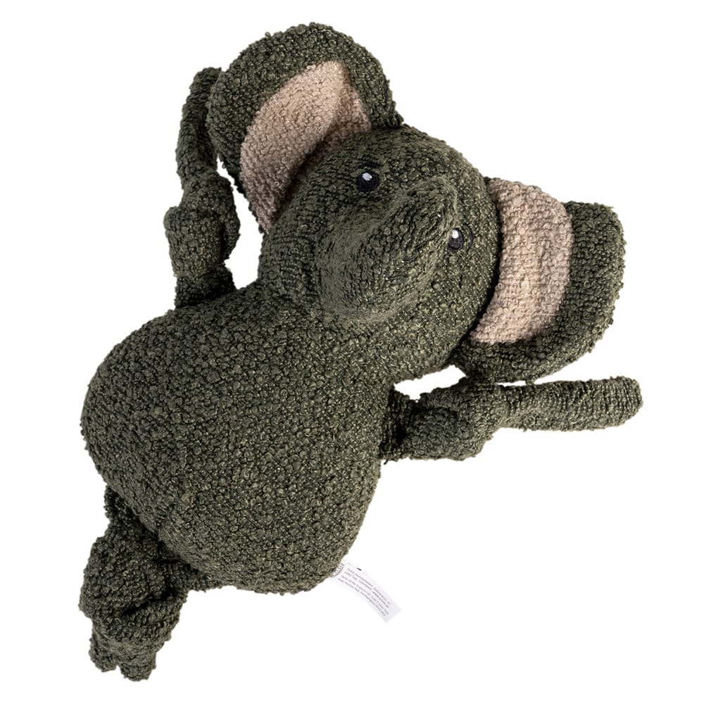 TRIXIE Hunde-Plüschspielzeug Elefant grün, Maße: ca. 30 cm