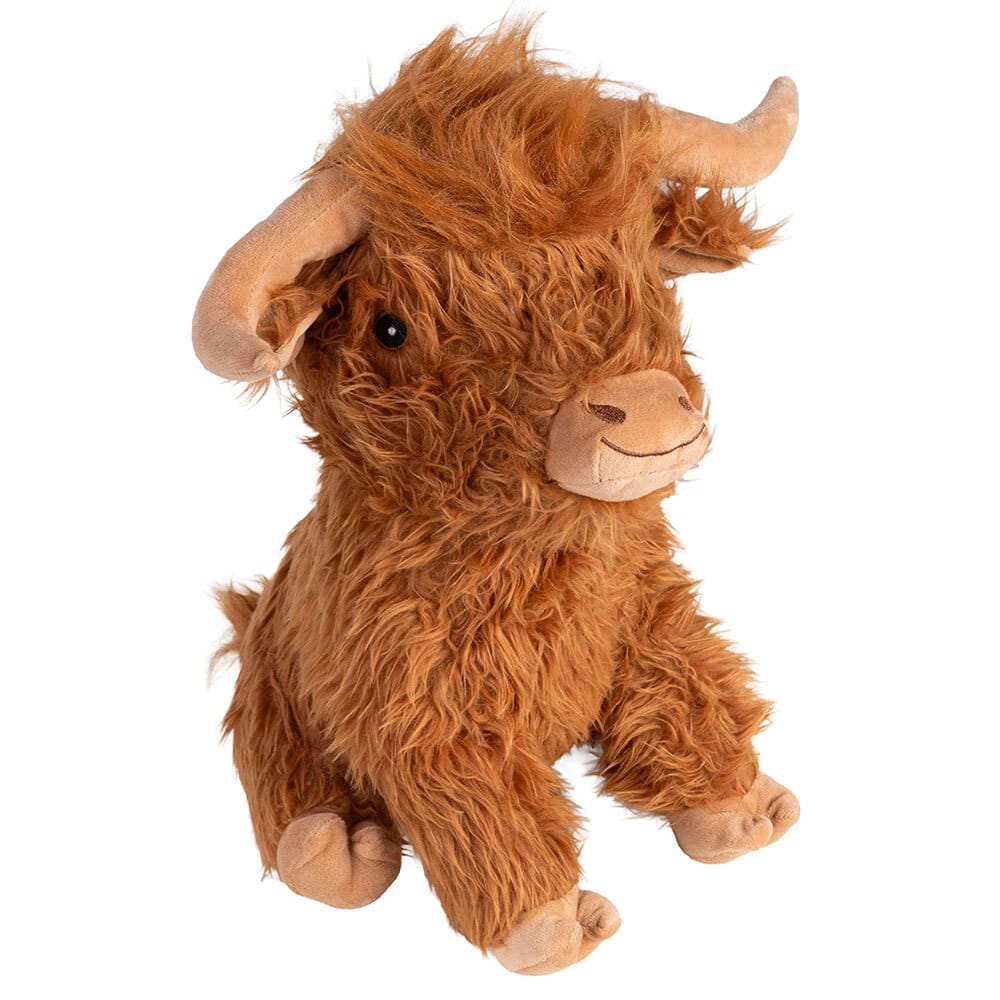 Honden knuffel Highland Cow Shaggy, bruin, Maat: 2