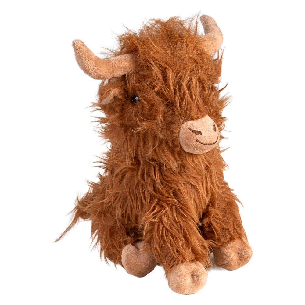 Honden knuffel Highland Cow Shaggy, bruin, Maat: 1