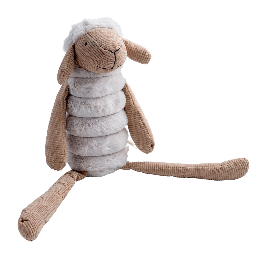 FLAMINGO Hunde-Plüschspielzeug Schaf Knut beige, Gr. L, Maße: ca. 25 x 20,5 x 65 cm