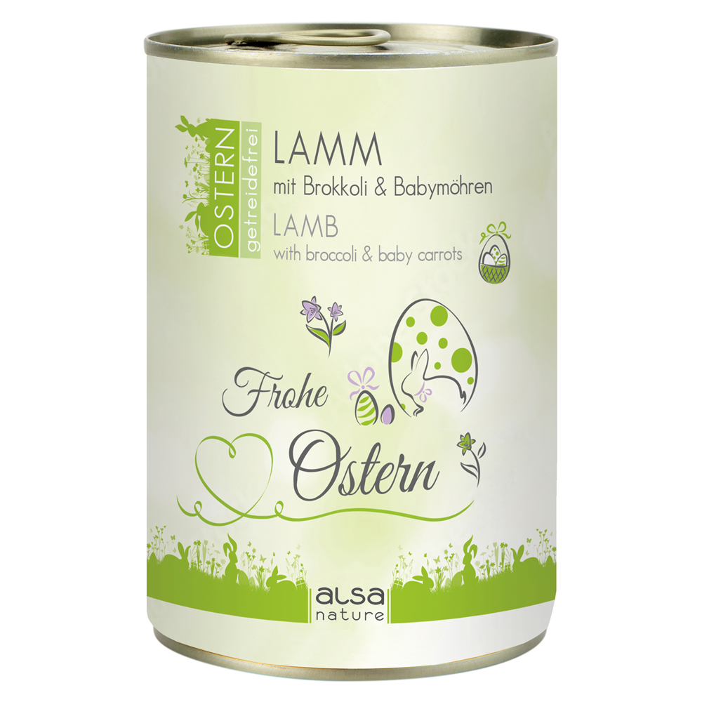 alsa-nature PASEN Lam met broccoli en babywortels, 400 g