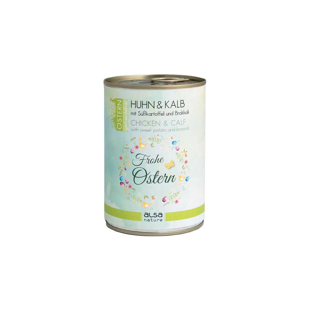 Alsa-nature PASEN Kip met kalf, 400 g, Aantal: 400 g
