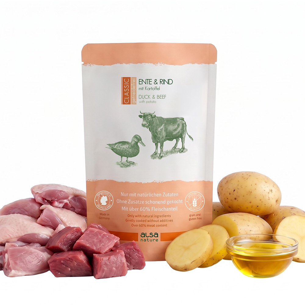 alsa-nature CLASSIC Eend & Rund met aardappel