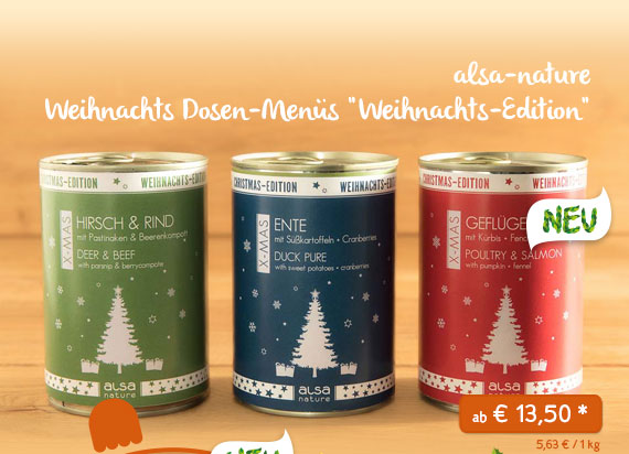 alsa-nature Dosen-Menüs "Weihnachts-Edition" Menü-Mix