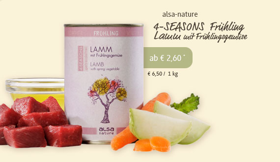alsa-nature 4-SEASONS Frühlings-Menü Lamm