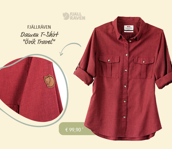 Fjällräven Damen T-Shirt Övik Travel