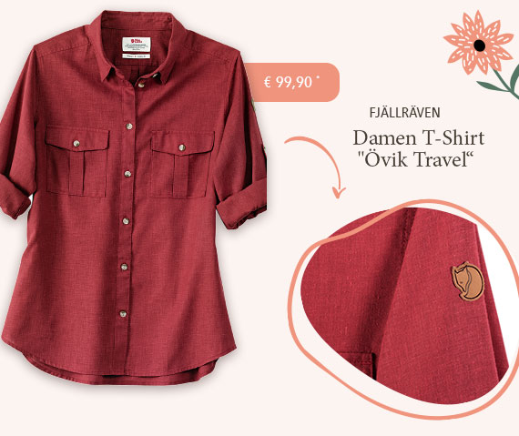 Fjällräven Damen T-Shirt Övik Travel