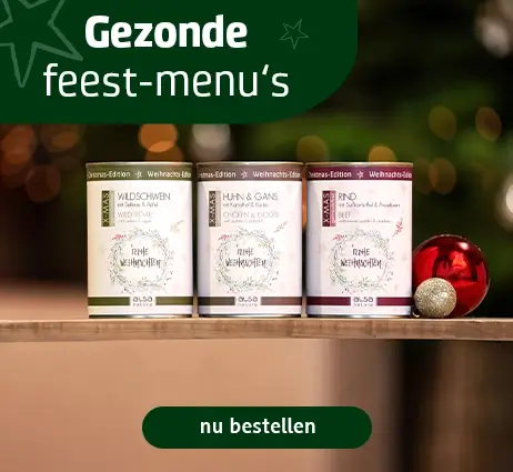 Heerlijke kerstmenu's voor honden