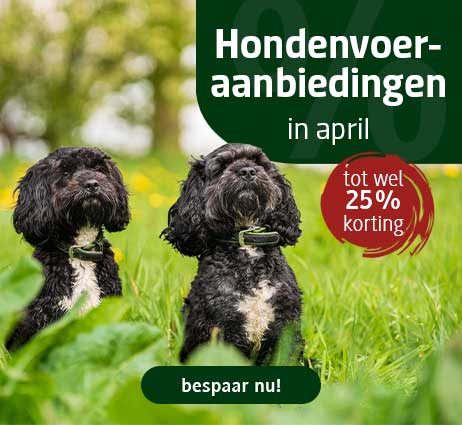 Hondenvoer in de aanbieding