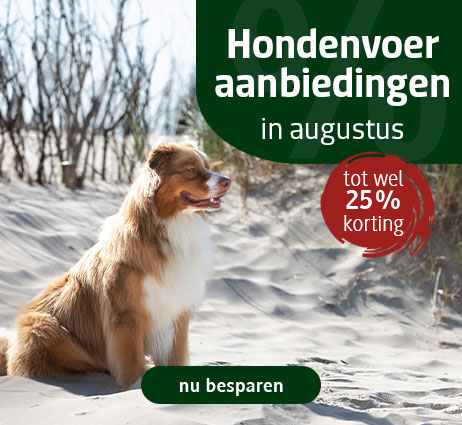 Hondenvoer in de aanbieding