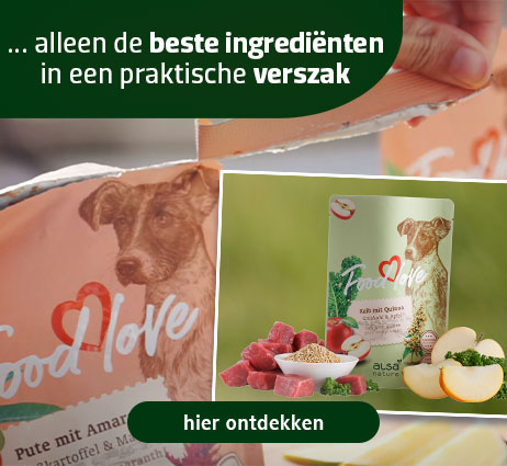 Hoogwaardige natvoeding in verszakken van alsa-nature FOODLOVE