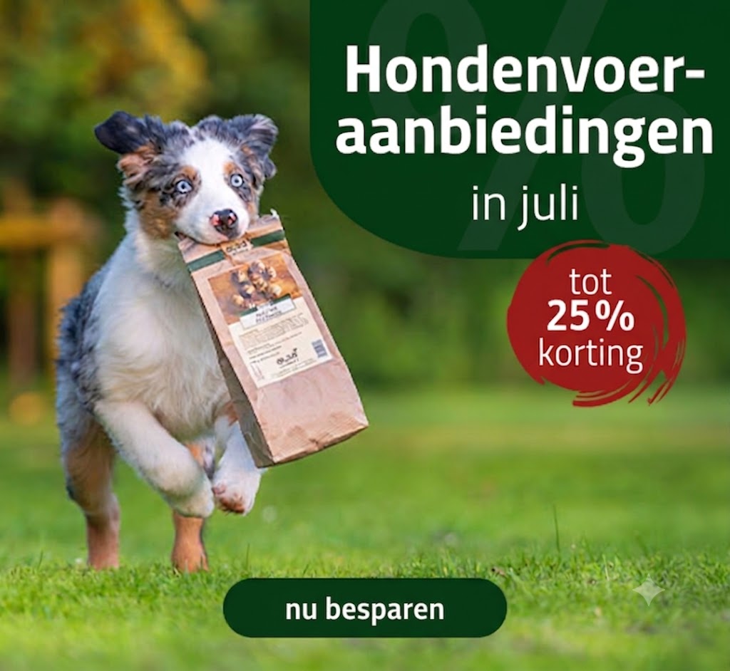 Hondenvoer in de aanbieding