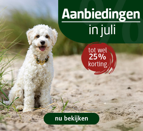 Hondenvoer in de aanbieding