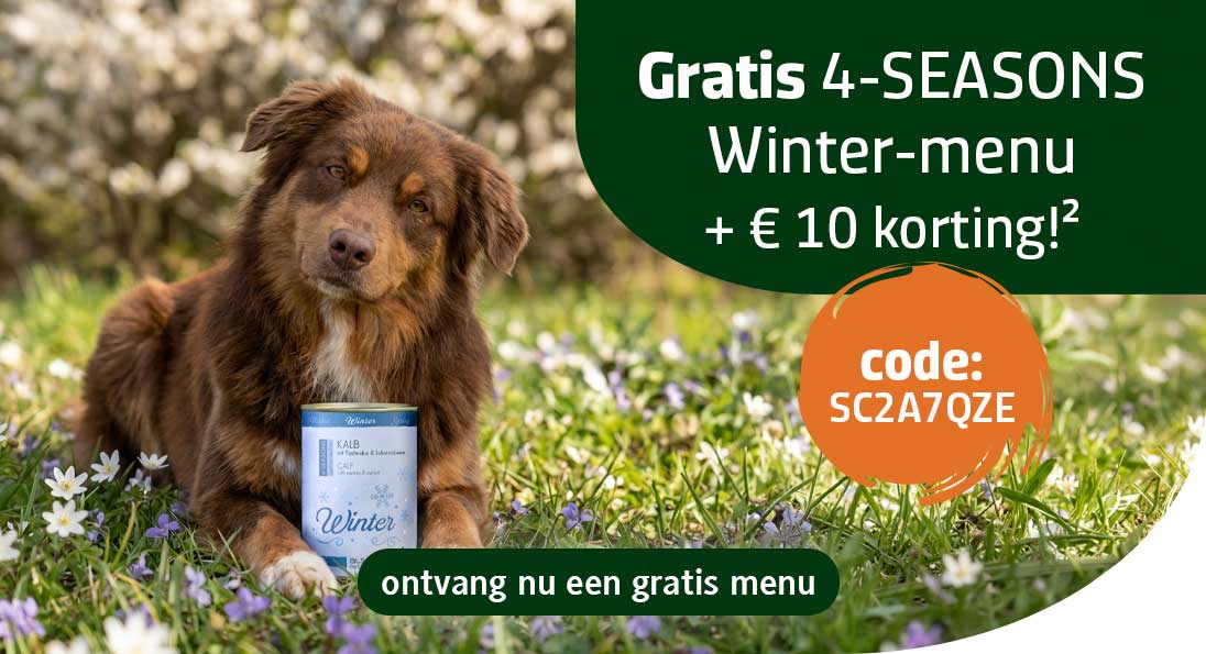 € 10 korting en een gratis alsa-nature 4-SEASONS Wintermenu