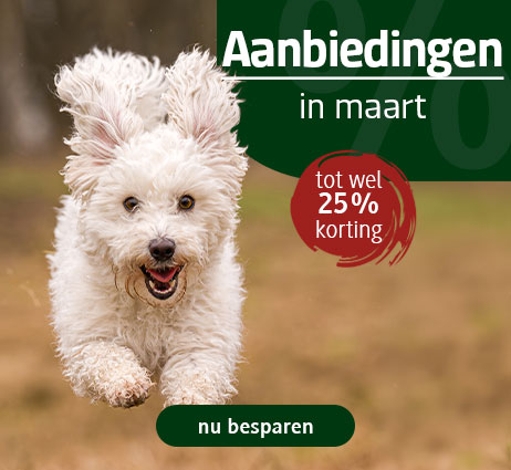 Hondenvoer in de aanbieding - het goedkoopste natuurlijke hondenvoer