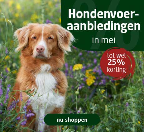 Hondenvoer in de aanbieding