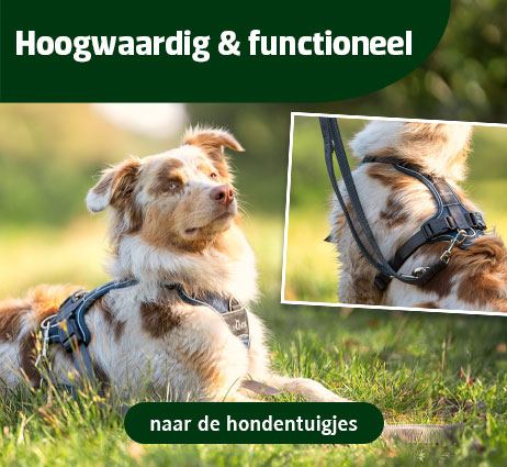 Functionele en kwalitatief hoogwaardige hondentuigjes
